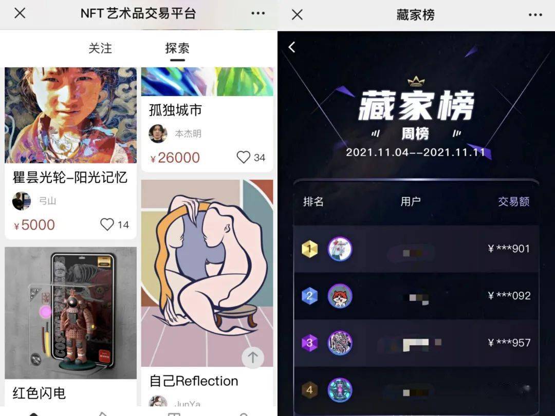 NFT艺术品交易平台(nft艺术品交易平台app)
